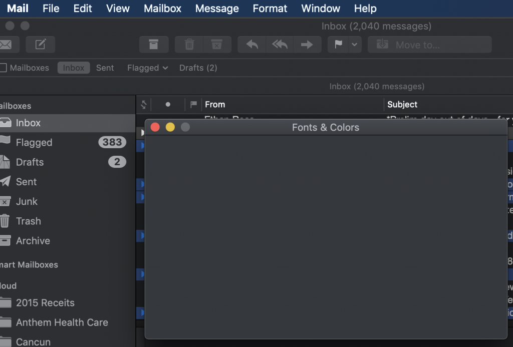 Apple Mail macOS Ventura