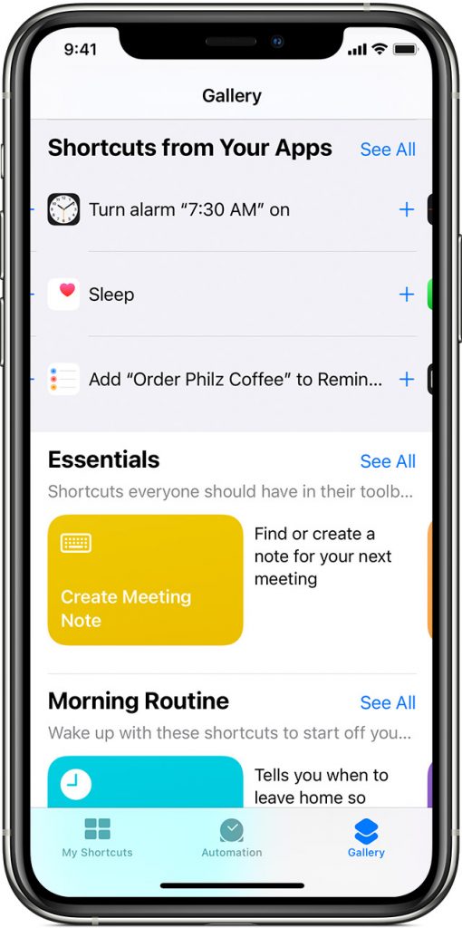 Apple Shortcuts App