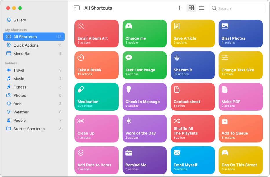 Apple Shortcuts app