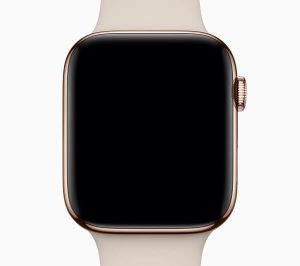 Apple Watch Series 4 with large-display