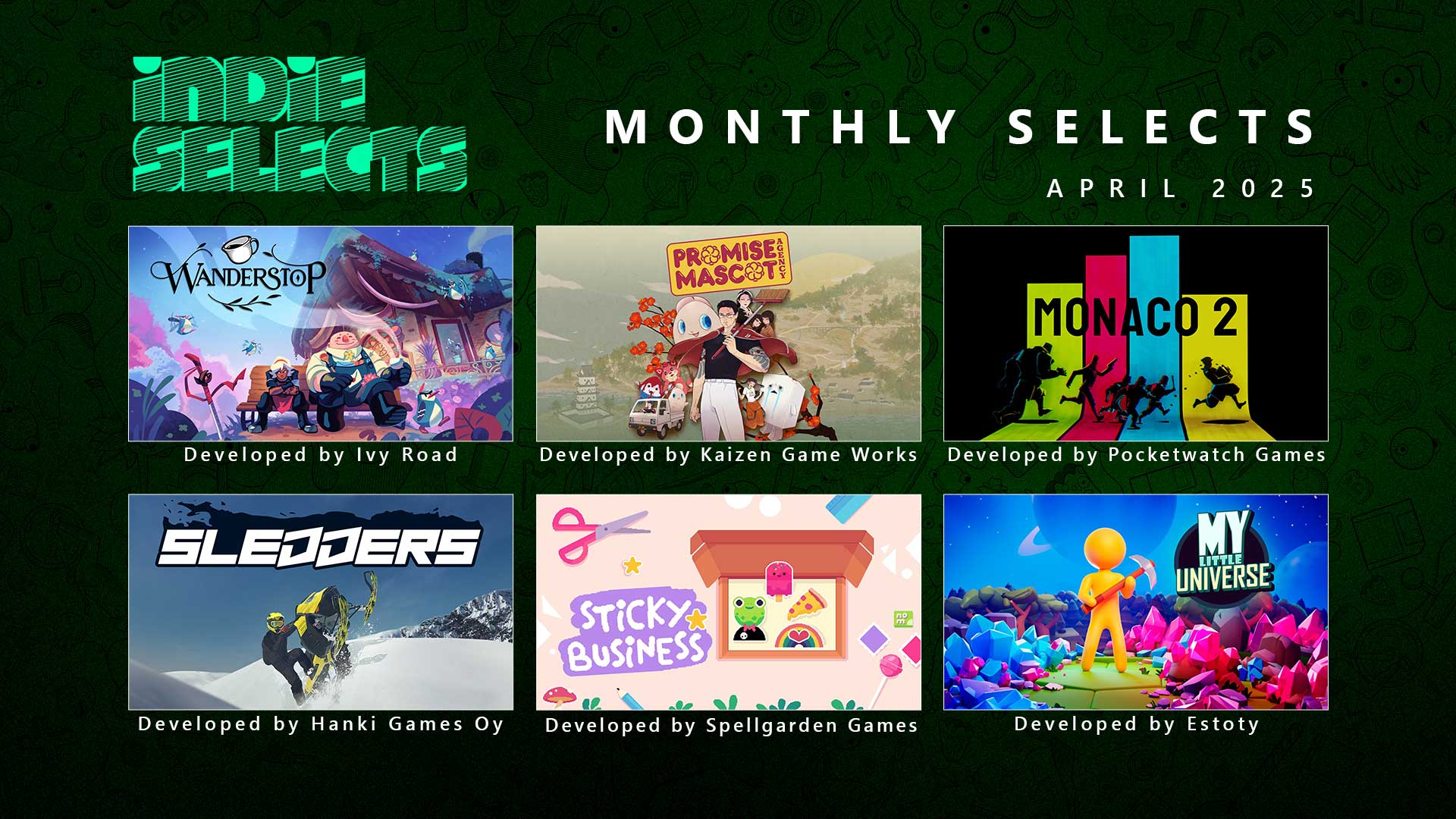 Indie Selects April Image