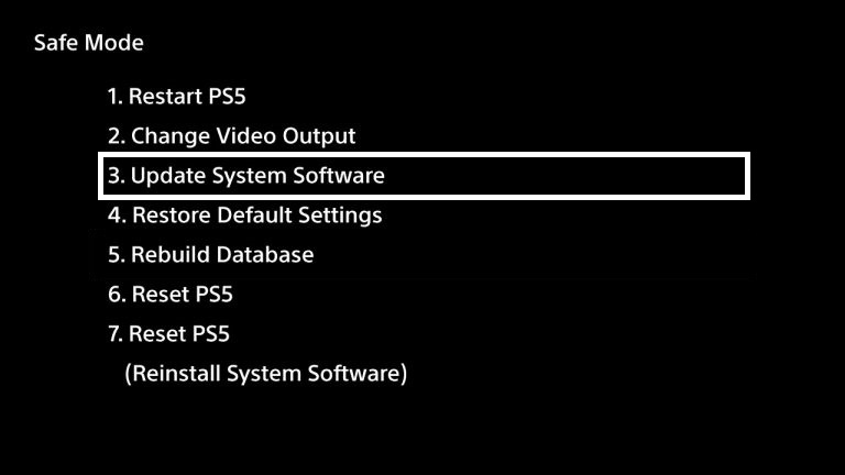 Blue Light and Black Screen issue on PS5