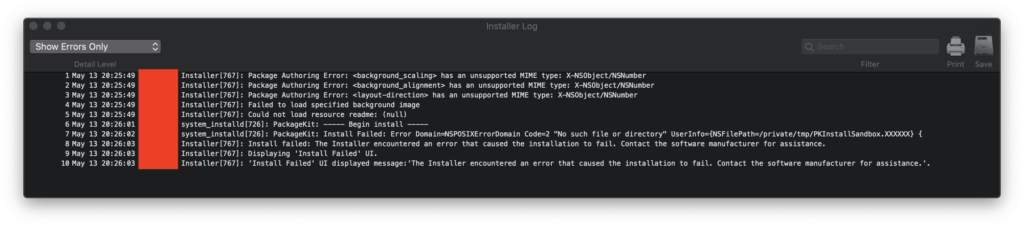 Cannot install .pkg files in macOS Ventura