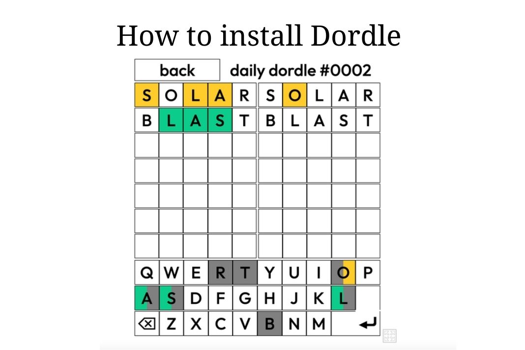 Dordle Game