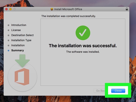 How to install ms office in mac