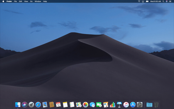 Dynamic Desktop in macOS Mojave