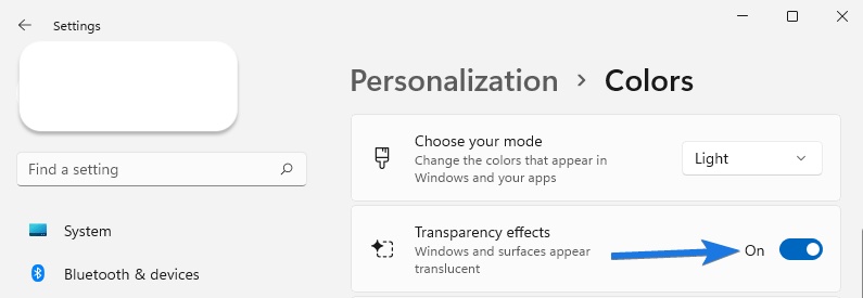 Transparent Taskbar In Windows 11