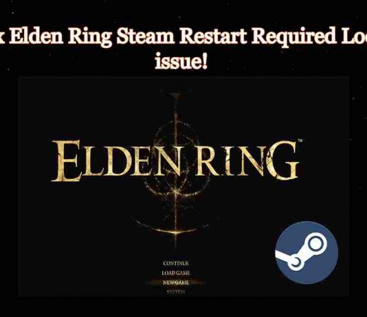 Elden Ring Steam Restart Required Loop- Top 6 Fixes!