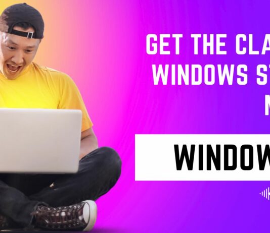 How To Get the Classic Windows Start Menu On Windows 11 Get the Classic Windows Start Menu on windows 11