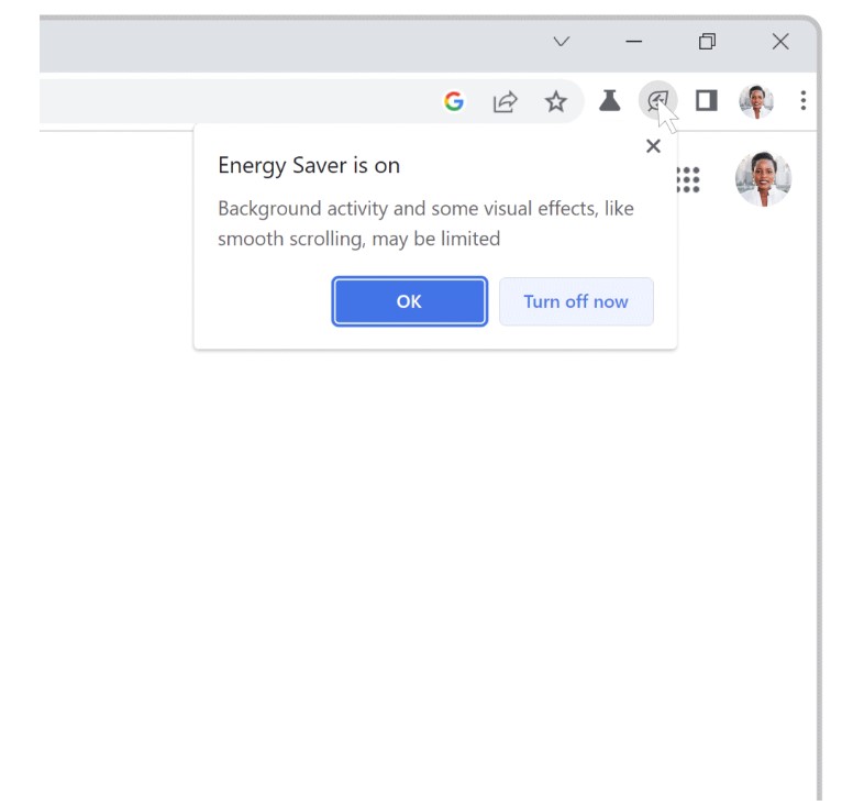 Chrome save battery