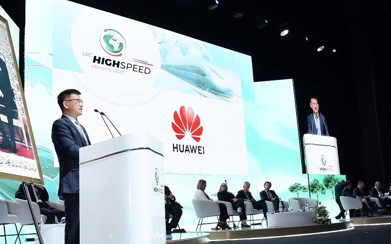 Huawei unveils the Smart Railway Perimeter Detection Solution, Huawei, 11th UIC World Congress on High-Speed Rail