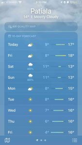 Bars Mean On The iPhone Weather App
