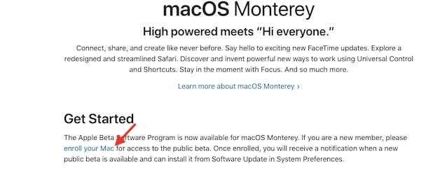 How To Download And Install macOS Monterey Public Beta?