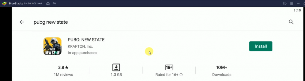 Install PUBG New State In Windows 11
