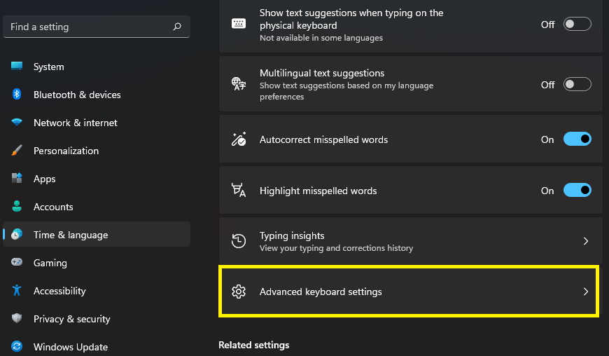 Show Language Bar on Desktop or Taskbar in Windows 11