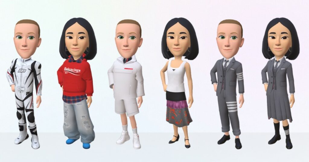 Meta Enhances Avatar Customization with New Body Shapes, Hair, and Clothing Options
