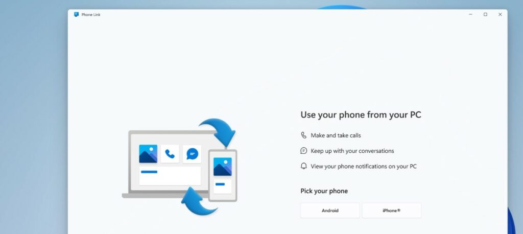 Microsoft initiates the rollout of Phone Link for iOS to all users of Windows 11