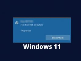 How To Fix No Internet Secured Error In Windows 11 No Internet Secured Error in Windows 11