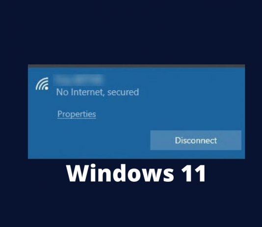 How To Fix No Internet Secured Error In Windows 11 No Internet Secured Error in Windows 11