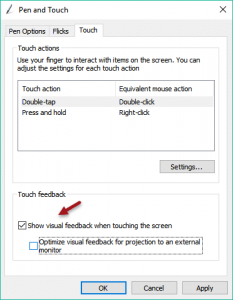 Turn On And Off Touch Indicator In Windows 11