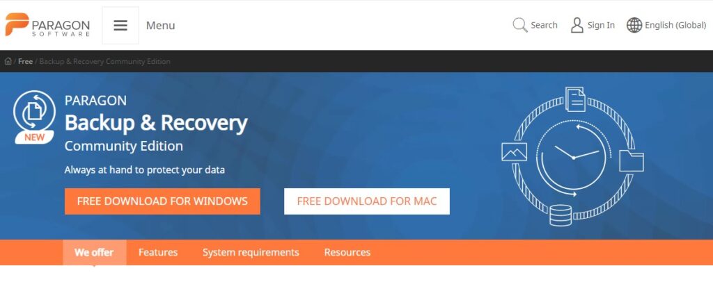 Paragon Backup and Recovery