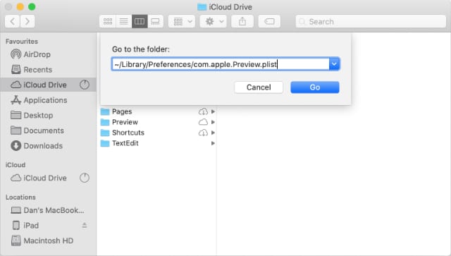 Preview unable to open scanned files on Mac