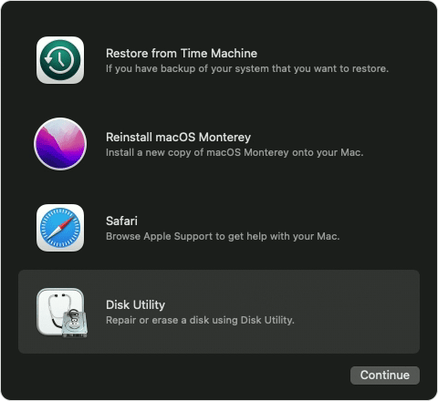Repair a Mac Disk with Disk Utility