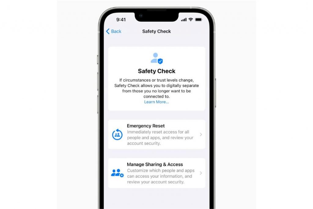 Safety Check feature in iOS 16 (2)