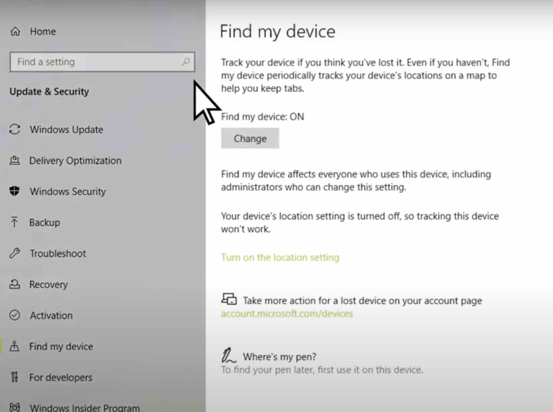 Use Find My Device To Remotely Lock Windows 11 Device