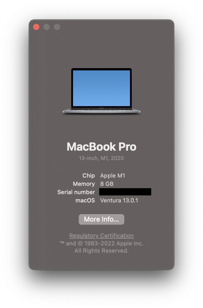 Can't Update Macbook Pro 2018 Big Sur To Ventura