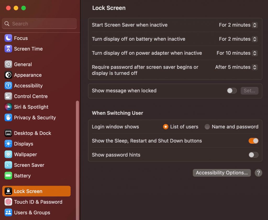 wallpaper on macOS Ventura