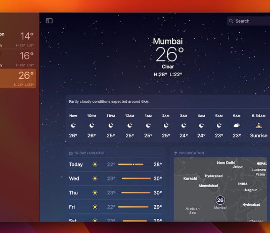 macOS Ventura-How To Add Apple Weather On MacBook Pro. Add Apple Weather On MacBook Pro