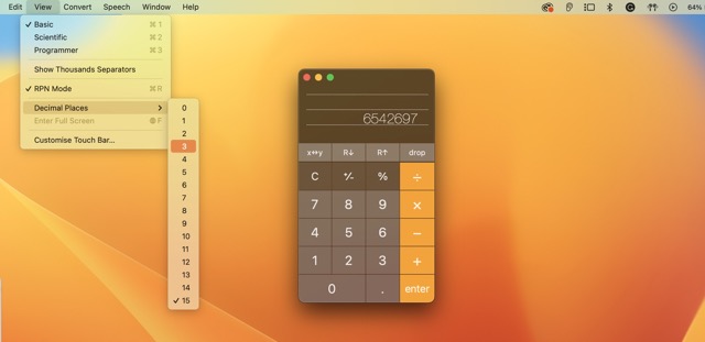 Calculator is rounding up