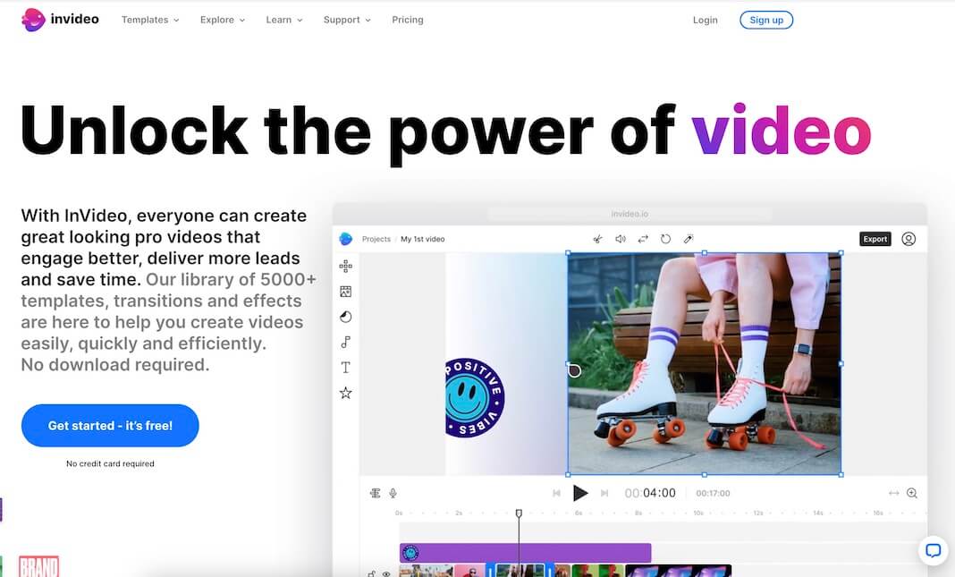 How to make videos on inVideo