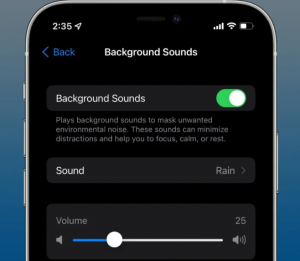 How To Use iPhone Background Sounds In iOS 15?