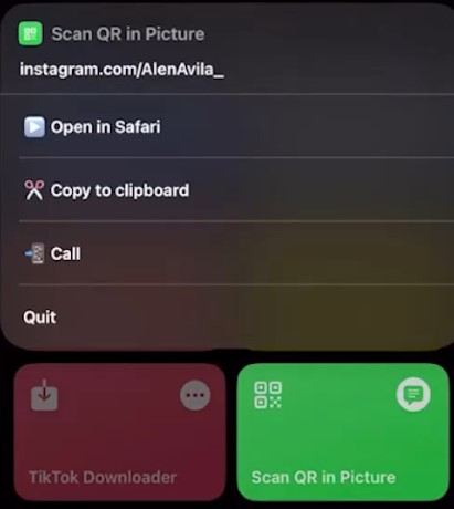Scan QR in Picture