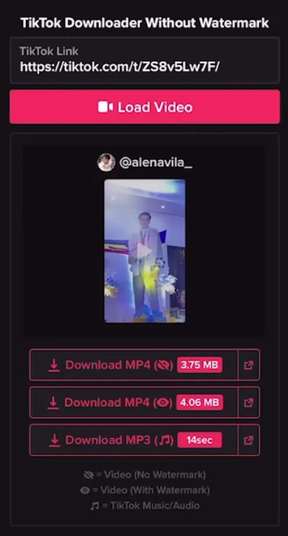 Download Tiktok video without watermark using iphone shortcut