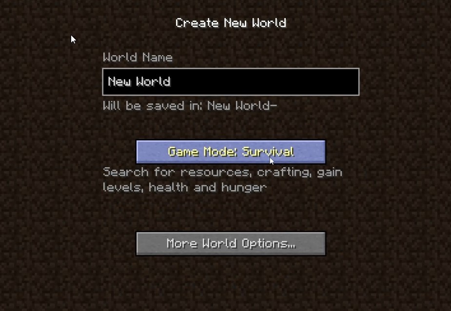 Create New World