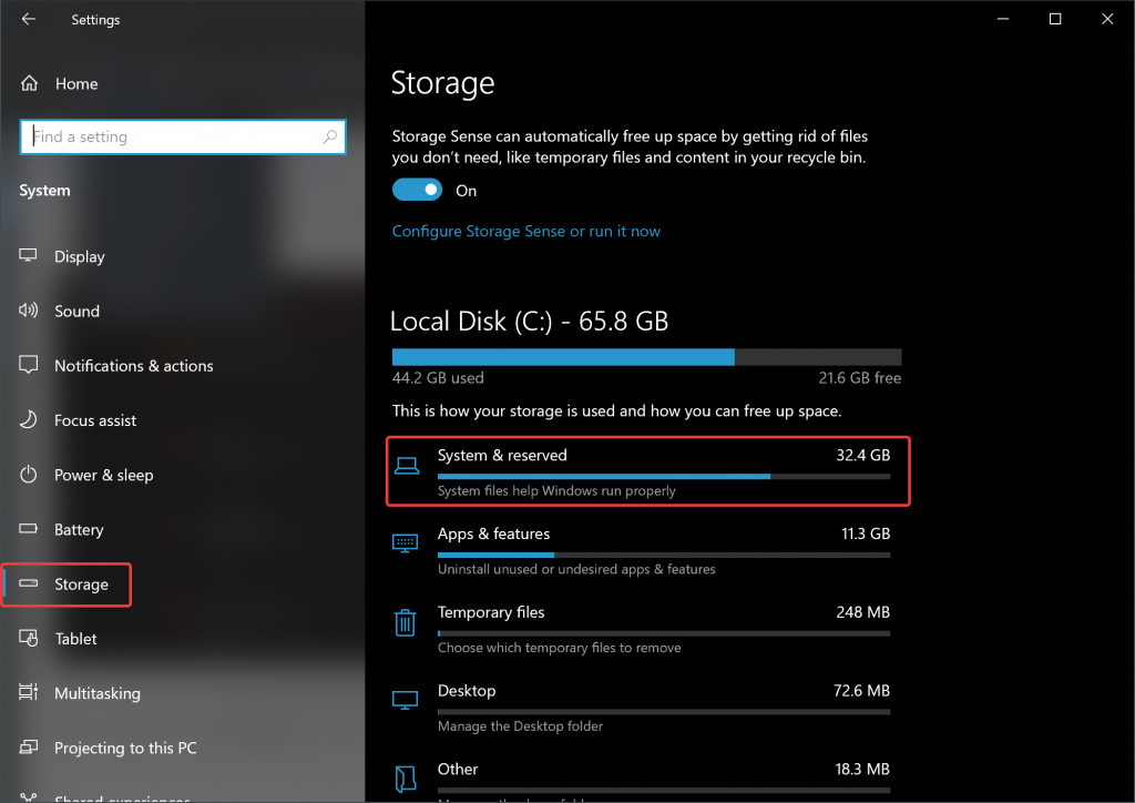 What Is Taking Up Space On Drive On Windows 11