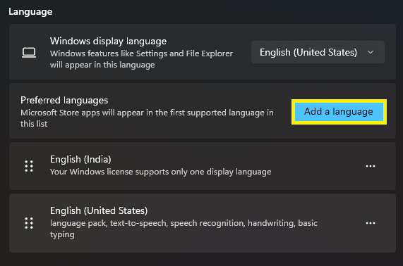Show Language Bar on Desktop or Taskbar Windows 11