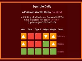 All About Squirdle: Wordle For Pokémon Lovers Squirdle