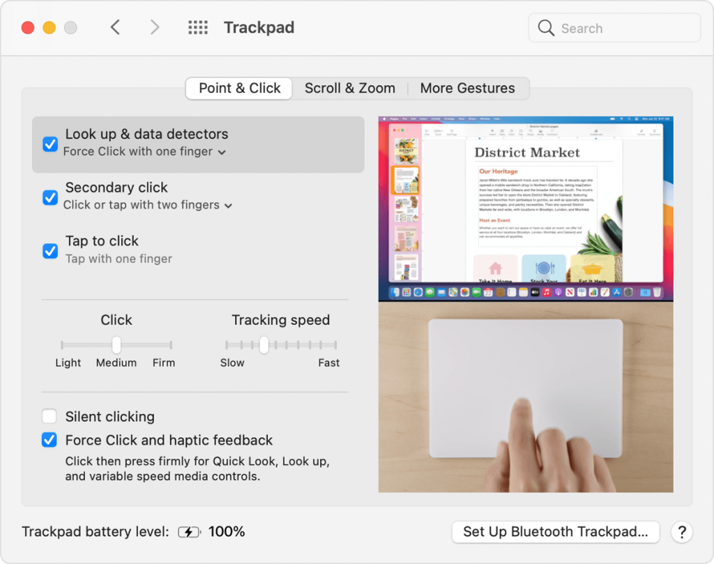 Trackpad not working after installing macOS Monterey