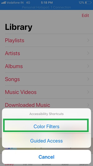Triple Tap the Home Button To Turn the Grayscale Mode Off