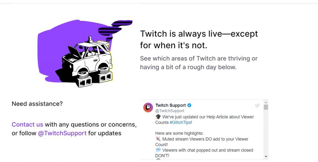 Twitch not loading on Chrome or Firefox
