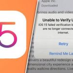 How To Fix The Failed Verification Error In iOS 15″? Failed Verification error in iOS 15