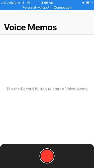 Voice Memos for iPhone in iOS 12