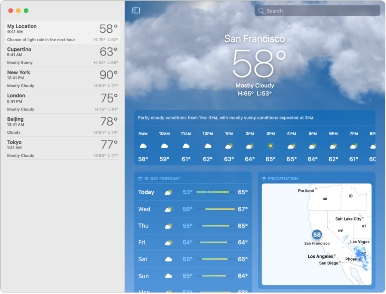Handson Weather App In macOS Ventura
