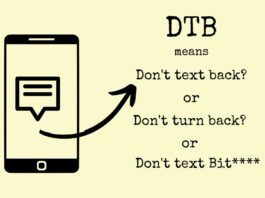 What Does DTB Mean When Texting? What Does DTB Mean When Texting?