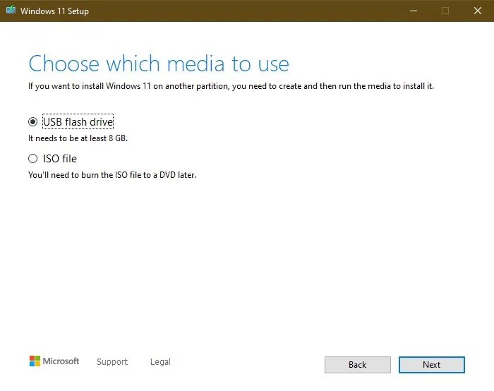 Windows 11 Bootable USB Installation Media