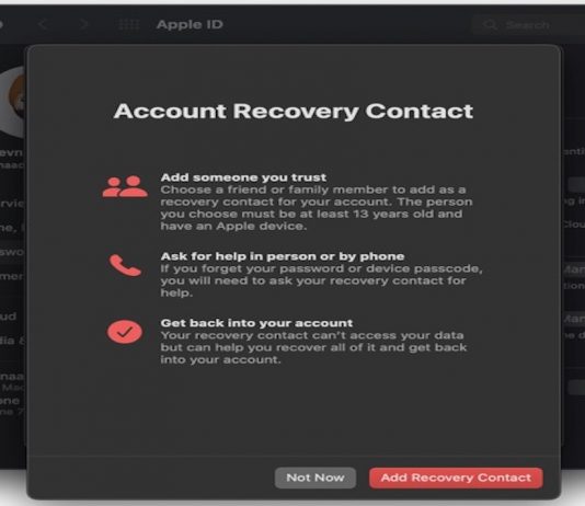 How To Set Up An Account Recovery Contact For Your Apple ID account recovery contact for your Apple ID